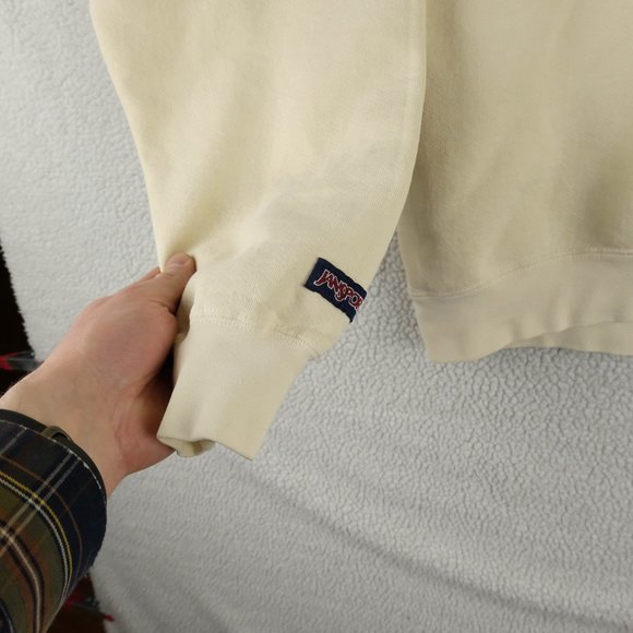 Jansport Sweatshirt Womens Medium Beige White University of New Mexico Retro - Picture 3 of 11